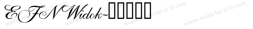 EFN Widok字体转换